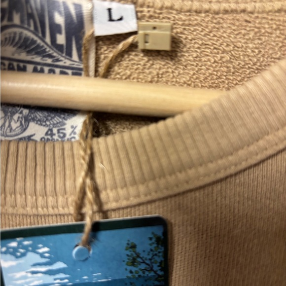 Jungmaven Crux Sweatshirt in Oat milk - Picture 3 of 4